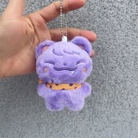 10cm Ateez Portable Small Plush Hanging Collectible IP Peripherals Unique Design Creative Mini Dolls Hot New Decorative Supplies
