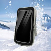 Cellphone Holder Case Snowproof Fast Heating USB Bag Thermal Heating Phone Bag for Winter Skiing Camping Hiking Cold Weather