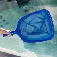 Blue Pool Skimmer Net - Efficient Leaf & Debris Cleaner with Easy-Grip Handle for Swimming Pool Maintenance