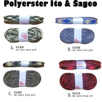 Sageo Ito Polyester Rope Double Layers For Japanese Sword Saya (Scabbard) Tsuka Handle Cord-New Brand Supply