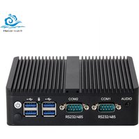 Helorpc Fanless Industrial Mini with Inter Celeron J6412 Support WIN10 Pfense with 2xGigabit LAN 6xUSB 1xHDMI 1xVGA Computer