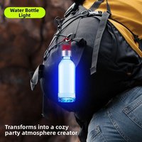 10 Modes Camping lamp Emergency Lantern Detachable Bottle Cap RGB Ambient Light Portable Design Multi-Functional