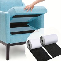 1/2 Rolls Couch Cushion Grip Tape Keep Couch Cushions From Sliding - Non Slip Cushion Pads,Strips with Adhesive for Fabric