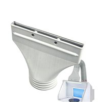 Exhaust Port For Air Conditioning Outlet Pipe Connector Flat Exhaust Nozzle Reduce airflow resistance Flat Hose Adapter Air Vent
