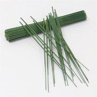 100/300/500ps Plastic-clad Iron Flower Stem DIY Artificial Hydrangea Rose 6.69inch Flower Head Stick Rod Wedding Decor Accessory