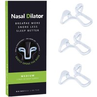 Washable Silicone Anti Snoring Nose Clip Elastic Nasal Dilator 3 Sizes Unisex for Home Daily Sleep Aid Use