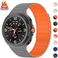 No Gaps Magnetic Band For Samsung Galaxy Watch 8 classic/ 8 44/40mm 46mm Silicone Loop Strap For Galaxy Watch8 Correa Accessorie