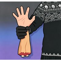 The Third Hand Magic Trick Fake Hand Broken Arm Illusion Horror Prop Close Up Stage Magic Comedy Gimmick for Magicians
