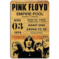 Empire Pool Wembley Concert Poster - November 3, 1974-Aluminum