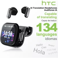 HTC NE68 Bluetooth-Kopfhörer AI Translator Ohrhörer LCD-Bildschirm Kopfhörer Sport Drahtlose Kopfhörer Rauschunterdrückung