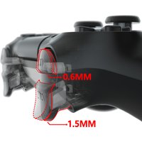 eXtremeRate Clicky Custom Flashshot Hair Trigger Stop Kit Flex Cable for PS4 Slim Pro Controller JDM-040/050/055