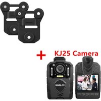 BOBLOV KJ25 Body Camera 3000mAh Battery for 13 Hours Video Shooting Audio Camcorders Night Vision Body Worn Mini Camera