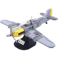 327PCS Military Soldiers Army Ww2 German Bf-109 Fighter Mini Action Figures MOC Playmobil Building Block Toys