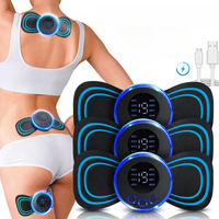 USB Neck Massager Mini Electric Neck Massage EMS Cervical Back Vertebra Massage Patch 8 Modes Relieve Relax Muscle Fatigue Tools
