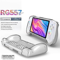 1Pcs Transparent TPU Case For Anbernic RG557 Handheld Game Console Protective Cover Anti-Scratch Anti-fall Storage Cover Case