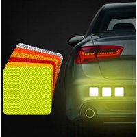 9PCS Fender Sticker for Xiaomi Scooter Pro 1S Pro2 Rear Wheel Back Mudguard Reflective Decoration Night Safe Driving Accessories