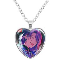 Hot Sales Project SEKAI Anime Wonderlands×Showtime Kamishiro Rui Glass 25mm Pendant Necklace Jewelry Souvenir For Fans Gift