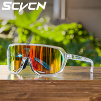 AliExpress SCVCN Hiking Eyewear Sports Glasses Cycling Glasses Fashion Sunglasses for Men MTB Bike Bicycle Sports UV400 Hunting Driving