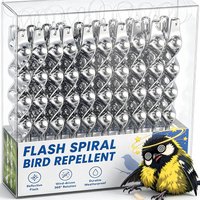 Anti Pigeon Bird Repeller Reflective Sticks Scare Bird Wind Spiral Rotating Rod Garden Ornaments Birds Away Scarer Garden Supply