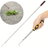 A Retractable Tool for Breaking Through Plant Seedling Film, Used for Cleaning Garden Road Gaps and Weeding Tools