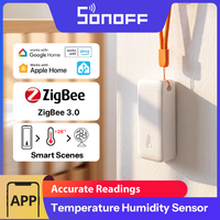 Czujnik temperatury i wilgotności SONOFF Zigbee Smart Home Airguard TH Lite SNZB-02B Sterowanie przez aplikację Ewelink Współpracuje z Alexa i Google