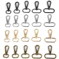 5pcs 1.6/2/2.5/3.2/3.5cm Metal Bags Strap Buckles Lobster Clasp Collar Carabiner Snap Hook DIY Key Chain Bag Part Accessories