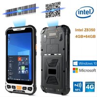 Rugged SH5-W Handheld Terminal 5.5" Windows 10 Pro 4G LTE PDA with Barcode Scanner NFC GPS IP65 MIL-STD-810G