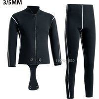 3mm/5mm Neoprene Wetsuit Jacket Pants Diving Suit Fullsuit Mens Snorkeling Suits Diving Kite Surfing Water Sports Equipment