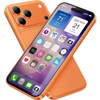 Dummy Fake Phone Model, Looks Like The Real Phone Compatible with Phone 17 Pro Orange, for Cell Phone Store Display Color screen