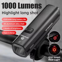 Offbondage fahrrad licht 1000lumen bike scheinwerfer power bank taschenlampe lenker usb lade mtb road highlight