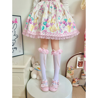 Pink Lace Velvet Lolita Socks Soft Girl Teenage All-Match Mid-Calf Socks Sweet Style Four Seasons Thin Fabric Knot