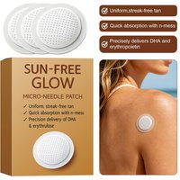 Sun Free Glow Micro Needle Self Tanning Patch Invisible Tanning Sticker Even Sunless Tan Quick Skin Absorption Self Tan Patches