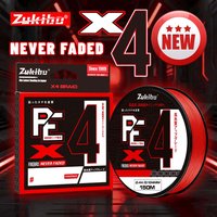 ZUKIBO Firebird Never Faded 4 Strands Braided Fishing Line Japan High Quality 4x Multifilament PE Wire Soft Thin Saltwater Line