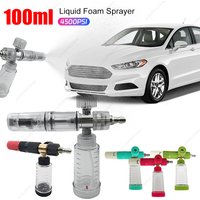 100ml Liquid Foam Sprayer Adjustable 4500PSI Soap Foam Spray Bottle with 1/4 Inch Quick Connector Car Wash Accessories
