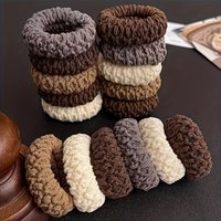 8/16pcs Thickened High Elastic Hair Ties for Women Towel Pleated Seamless Hair Rope Ponytail Rubber Band Women Hairs Accessories