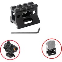 Red Dot Scope Riser Rail Mount 1 Inch Height Light Weight Bracket For Hunting Flashlight Optics