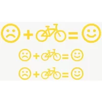 AliExpress NONE 1pc Personalized Bike Sticker Emoticon Vinyl Decal for MTB Road Kids Balance Bike Frames Bicycle Accessories