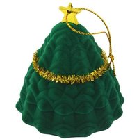 Christmas Bell Christmas Jewelry Box Flocked Snowman Christmas Tree Ornament Wedding Storage Santa Claus Rings Box