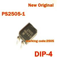 10Pcs to 500Pcs Ps2505-1 Dip4 New Original Marking Code:2505 High Density A.C Optically Coupled Phototransistor Input Isolators