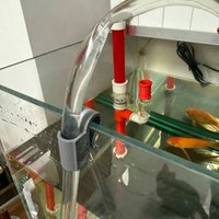 3D Printed Aquarium Hose Holder Clip for 12/16mm Water Change Hose Anti-slip Fixed Bracket