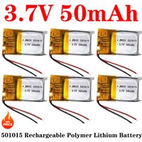 501015 3.7V 50mAh 051015 Rechargebale Lithium Polymer Li-ion Battery For DVD GPS Tracker Bluetooth Headsets Hearing Aids toys