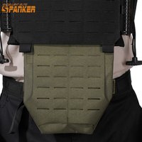 Tactical Panel Protect Pouch Magic Tape Multi-fit Pocket Retention Flap Plate Carrier Pouch Assault Hunting Vest Tool Bag