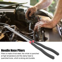 16in Needle Nose Pliers Pliers Needle Nose Pliers 25° Long‑Handled Tool Steel High Temperature Quenching Clamp 16in 400mm