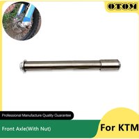 OTOM 2023 Motorcycle Front Axle Pivot Wheel Axle Hub Shaft With Nut For KTM EXC EXCF SXF XCF HUSQVARNA FC FX TC GASGAS EXF MCF