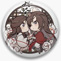 Chibi TGCF 8 Pin Buttons Brooches Jewelry Accessory Customize Brooch Fashion Lapel Badges