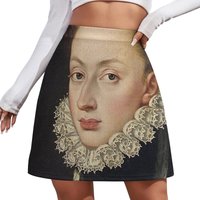 Portrait of Sofonisba Anguissola Joanna of Portugal Mini Skirt clothes womens skirts extreme mini dress Mini Skirt