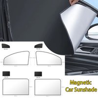 Car Side Window Sun Shade Magnetic UV Protection Curtains Sun Shield Cover Double Sides Auto Window Protector Cover Accessories
