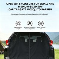 Magnetic Car Trunk Mosquito Screen Car Sunshade Curtain For Summer Mosquito Protection Ventilation Small To Mid Sized SUVs