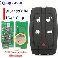 Jingyuqin 5 boutons télécommande intelligente voiture porte-clés 315Mhz/433 Mhz ID46 pour Land Rover pour Land Rover Freelander 2 Rechargeable