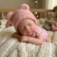 6 Inch Soft Silicone Newborn Baby Girl Doll Handmade Sleeping Bebe Newborn Baby Doll